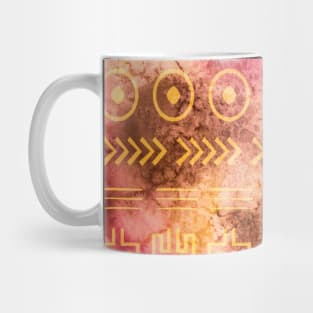 Watercolor Boho Ethnic Modern Mudcloth Mug